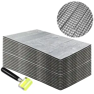Car Heat Sound Deadening Insulation Mat - 275 Mil, 16 Sqft (16"x10"), High Temperature Resistant Automobile Insulation for Auto Hood, Engine, Roof