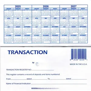 12 Check s for Personal Checkbook - Checkbook Ledger Transaction s Log for Personal or Business  Checking Account, Saving Account