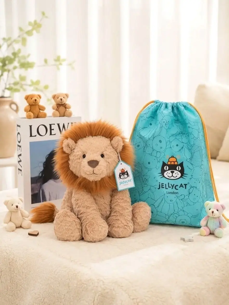 Jellycat Fuddlewuddle Lion Plush | UK Original | Free Official Jellycat Gift Bag