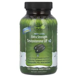Irwin Naturals Next Level, Testosterone UP v2, 60 Liquid Soft-Gels