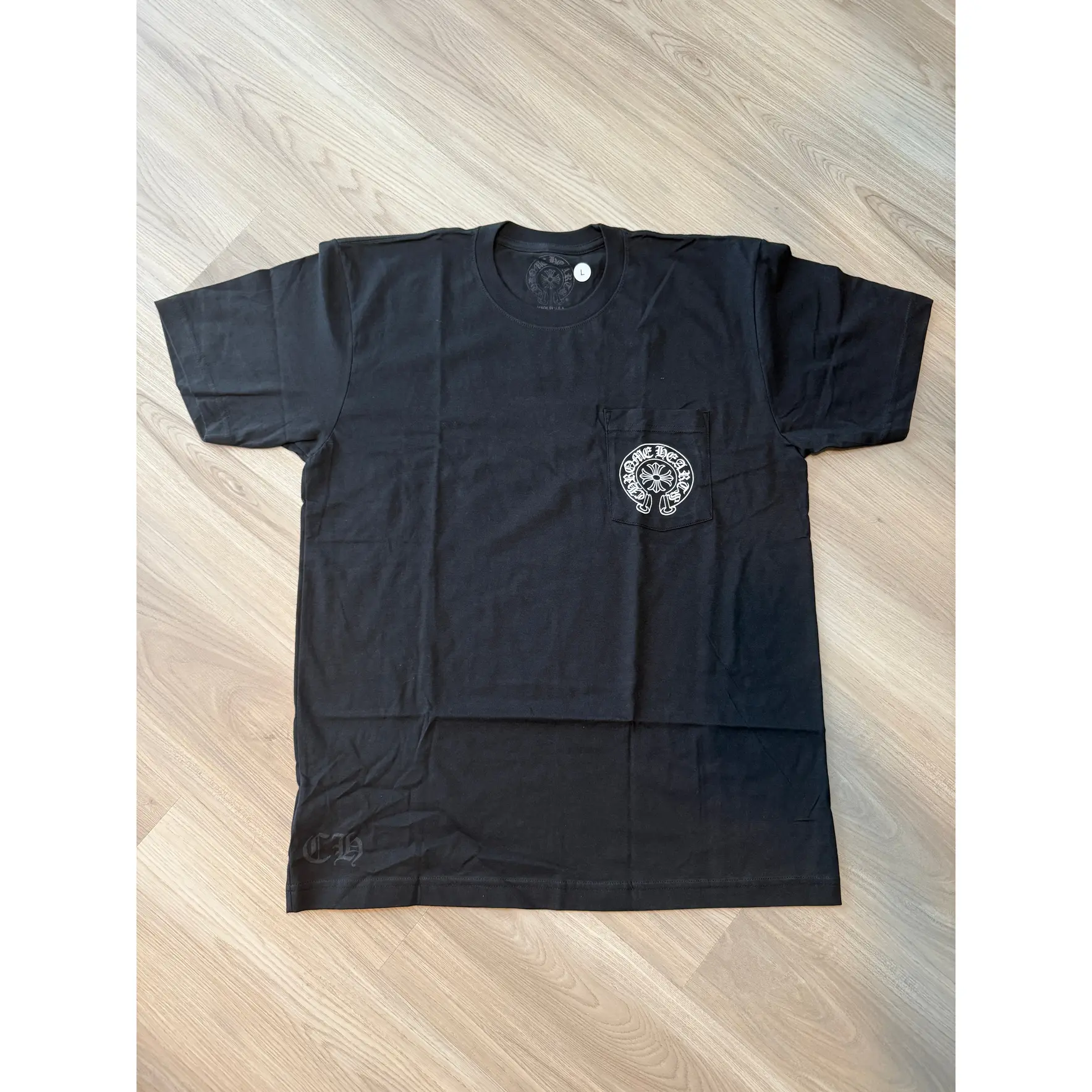 Chrome Hearts Las Vegas Exclusive Pocket T-Shirt Black - TikTok Shop