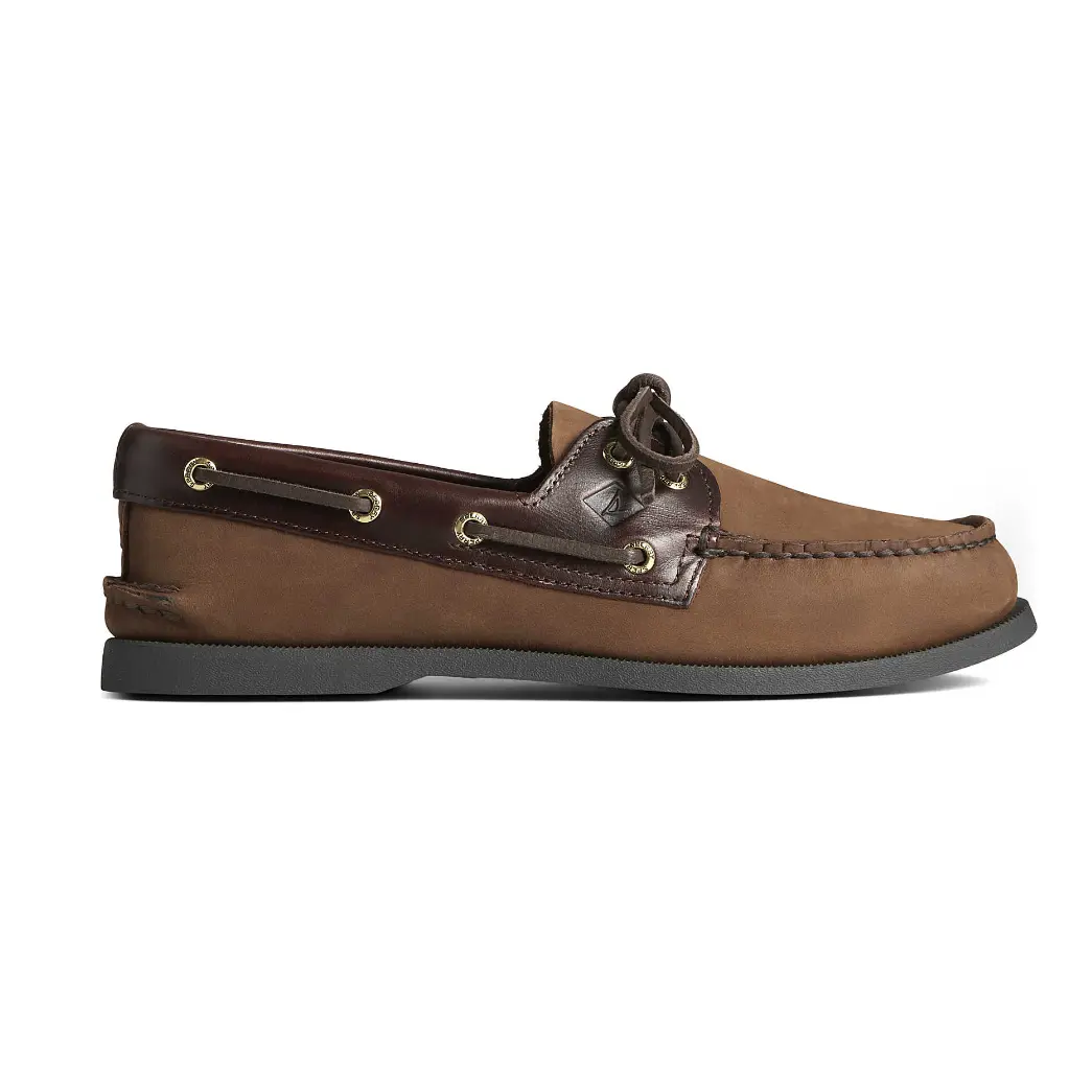 Sperry A-O Authentic 2 Eye Brown Buck Boat Shoe Men's sizes 7-16 Medium