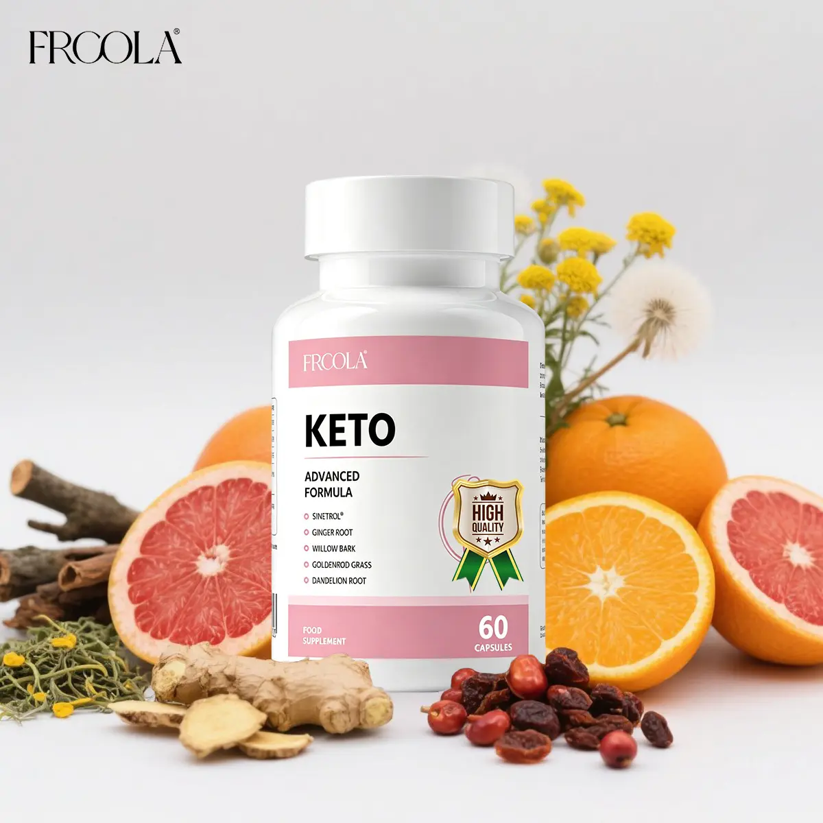 Frcola Keto Dietary Vitamins Supplement, Health & Nutrition Wellness Edible
