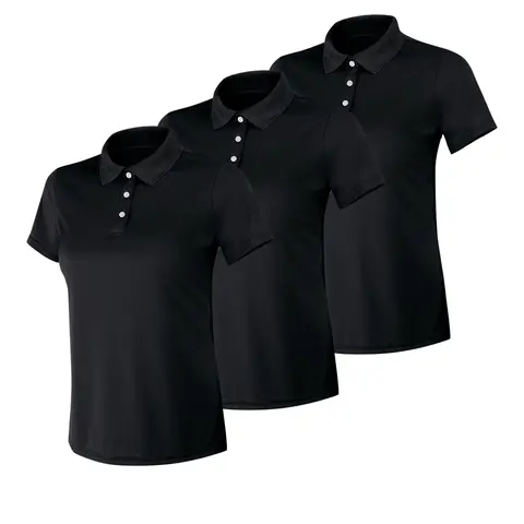Hanes Sport Cool Dri Women's Performance Polo Shirt 3-pack Intimates Multi Pack Comfortable Fit Soft Stretch Fabric Breathable O480w3