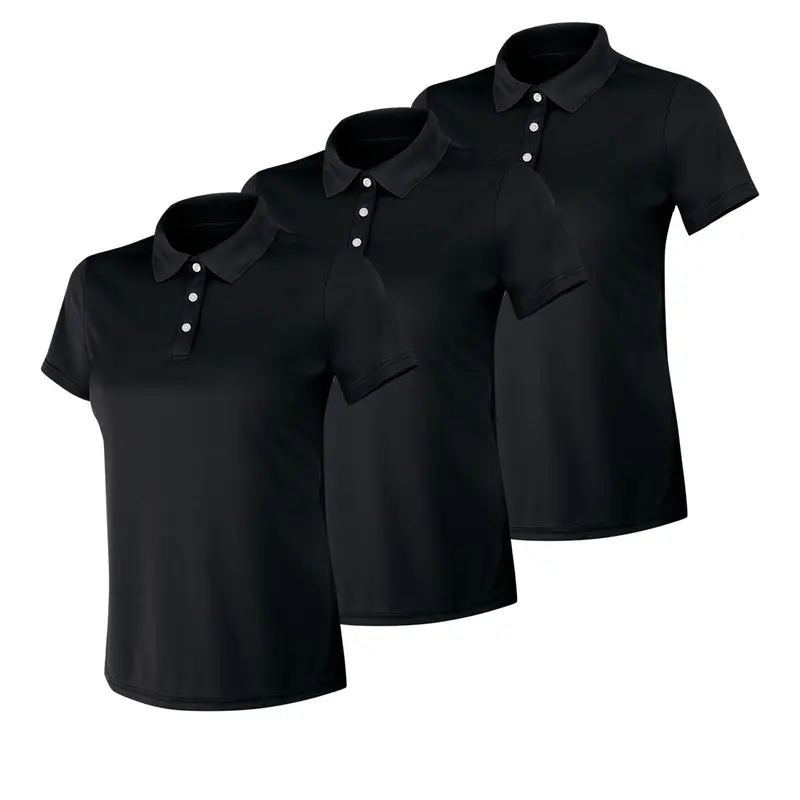 Hanes Sport Cool Dri Women's Performance Polo Shirt 3-pack Intimates Multi Pack Comfortable Fit Soft Stretch Fabric Breathable O480w3
