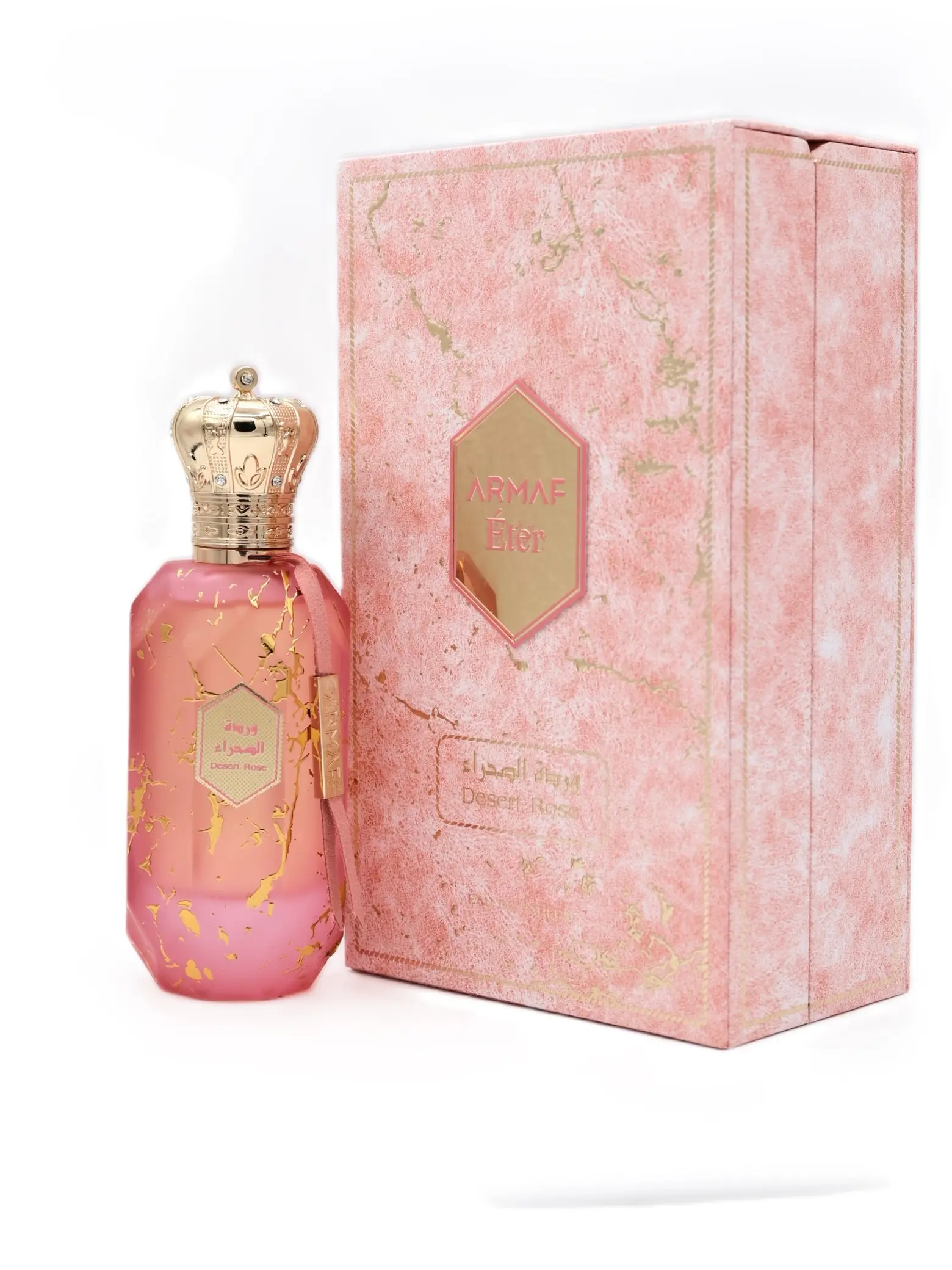 Armaf Eter Desert Rose Unisex Fragrance Eau De Parfum Spray - 3.4Fl.Oz Single Item for Adults, with Warm Spices, Sweet Vanilla Scents, Amber, Amberwood Notes, Rose-Infused Signature Scent