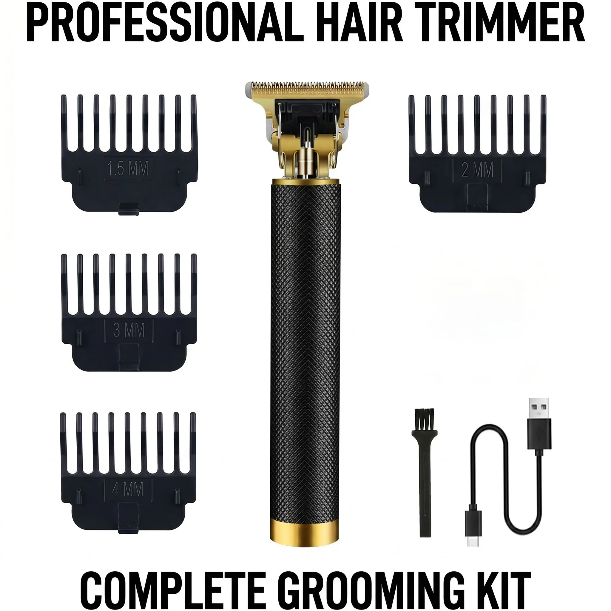 Cordless Hair Clipper - Ideal for Men’s Beard, Hair & Edge Styling