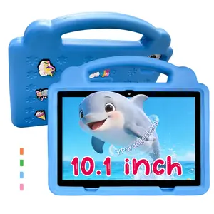 10.1 Inch Screen Android 12 Touchscreen Tablet PC, 64GB ROM, ParentaControl Mode, WiFi, Protective Case Included, Multifunctional, Suitable for Boys & Girls, Student Tablets, supports SIM card, ideal gift, available in pink/blue