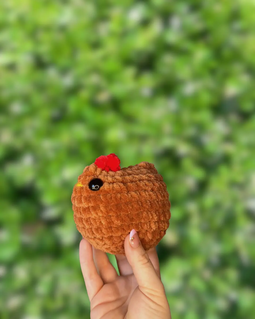 handmade crocheted - chicken