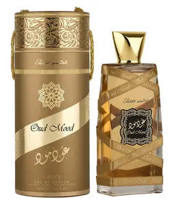 Lattafa Perfumes Oud Mood Elixir for Unisex Eau de Parfum Spray 3.4 Ounce Non Toxic Eau De Parfum