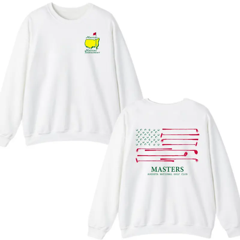 The Masters 2026 Official Golf Sweatshirt – Vintage Masters Golf Crewneck Streetwear Pullover, Unisex Cozy Graphic Top, Golf Stuff & Golf Things Inspired by Golf Equipment, Classic Tournament Style Hoodie for Men, Perfect Golf Fan Gift