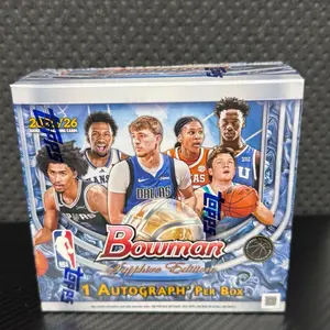 2025/26 bowman sapphire edition basketball 1 autograph per box