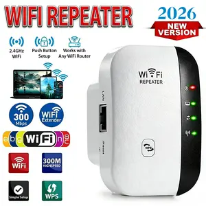Latest WiFi Extender Covers up to 3650 Sq.ft & 45 Devices - Internet Booster with Ethernet Port, Quick Setup Wireless Signal Booster & Network Repeater for Home