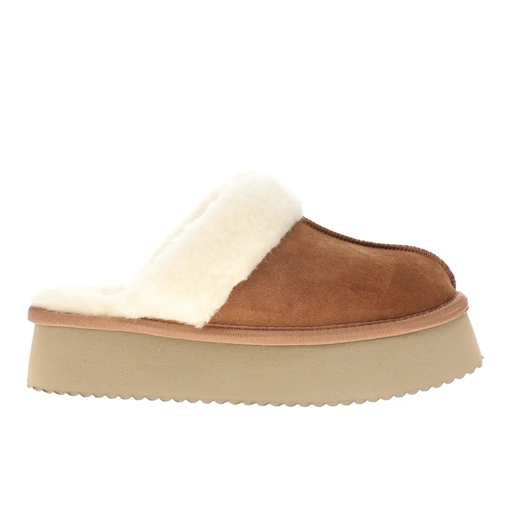 Corkys Womens Cuddle Up Scuff Casual Slippers Casual - Brown