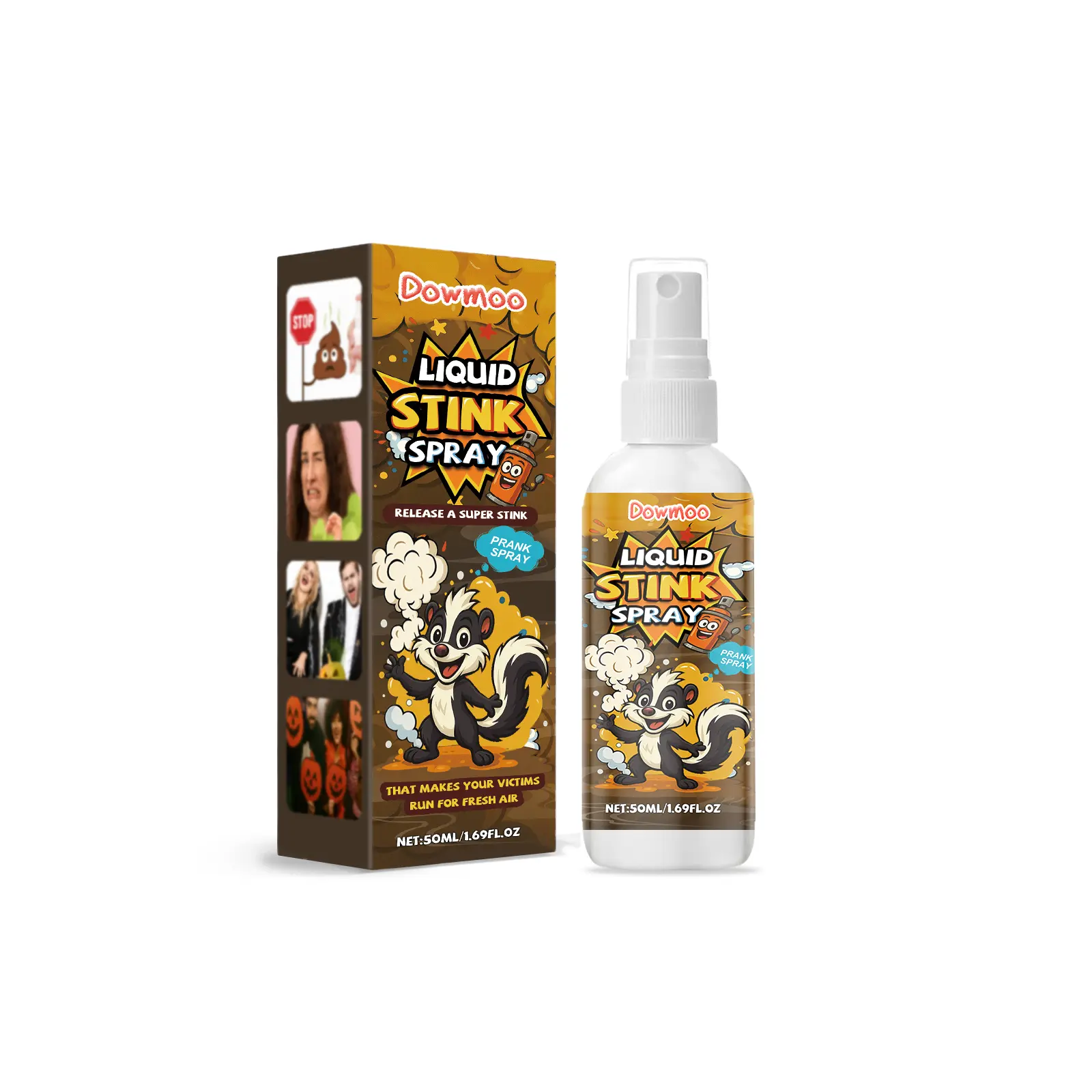 Dowmoo Funniest Farting Spray, Fart Spray Prank Prop, Pranking Product, Gag Gift for Festive & Party Supplies