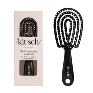 Black Detangling Flexi Brush - Mini