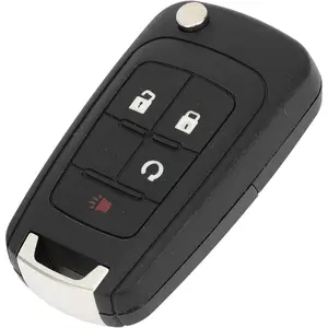 Key Shell Case Keyless Entry Remote Key Fob Replacement Case for Chevrolet Equino 2018-2020 for Chevrolet Cruze 2012-2015 4 Buttons OHT01060512