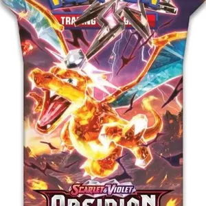 Obsidian Flame Sleeved Booster Pack