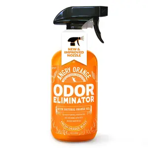 Pet & Home Odor Eliminator Spray - 2x More Odor Fighting Power for Furniture & Wood Floors - New & Improved Nozzle Design