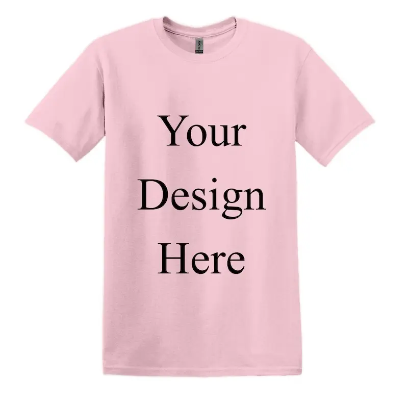 Build Your Own Gildan T-Shirt Comfortable & Stylish Cotton Casual Personalized Shirt