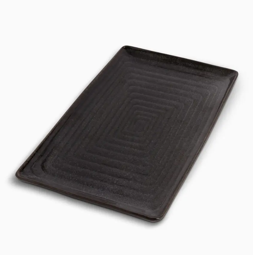 Yellowstone Ceramic Rectangular Platter, Rip Collection