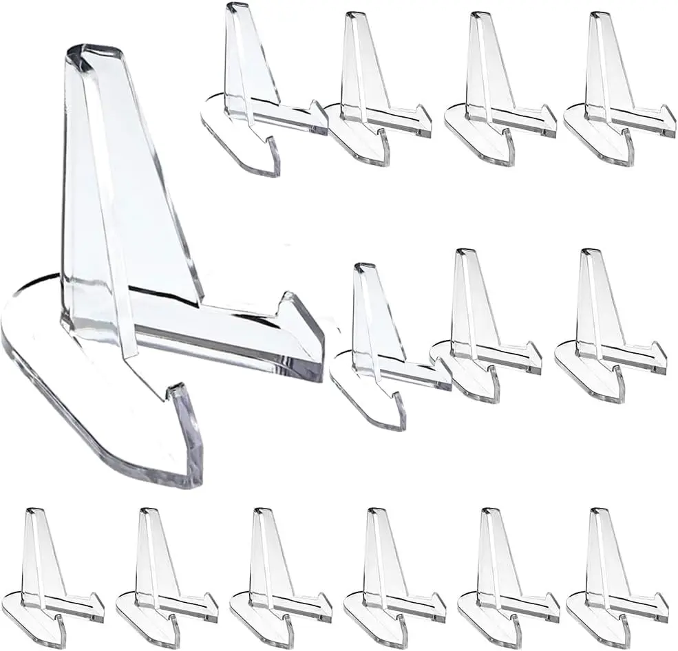 30 Packs Card Display Stand, Acrylic Card Stands for Trading Sports Graded Card