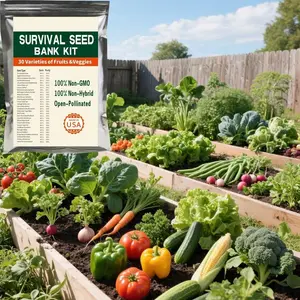 30 Varieties Vegetable Seeds – Garden Starter Collection, High Germination, Healthy & Delicious Harvest for All Seasons