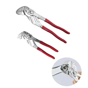 Chrome Pliers Wrench, Multifunctional Opening Adjustable Pliers, Quick Water Pump Pliers, Multifunctional Pliers for Home & Office, Hand Tools, Heavy Duty Hardware