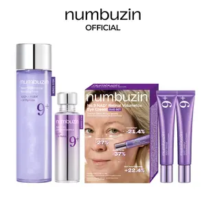 [numbuzin Official] No.9 NAD+ Peptides Glow PM Set | No.9 Toner + Essence + Eye Cream | Firming, Wrinkles, Fine Lines, Anti-aging | NAD+, Peptides, Retinol, PDRN, Caffeine, Ceramides