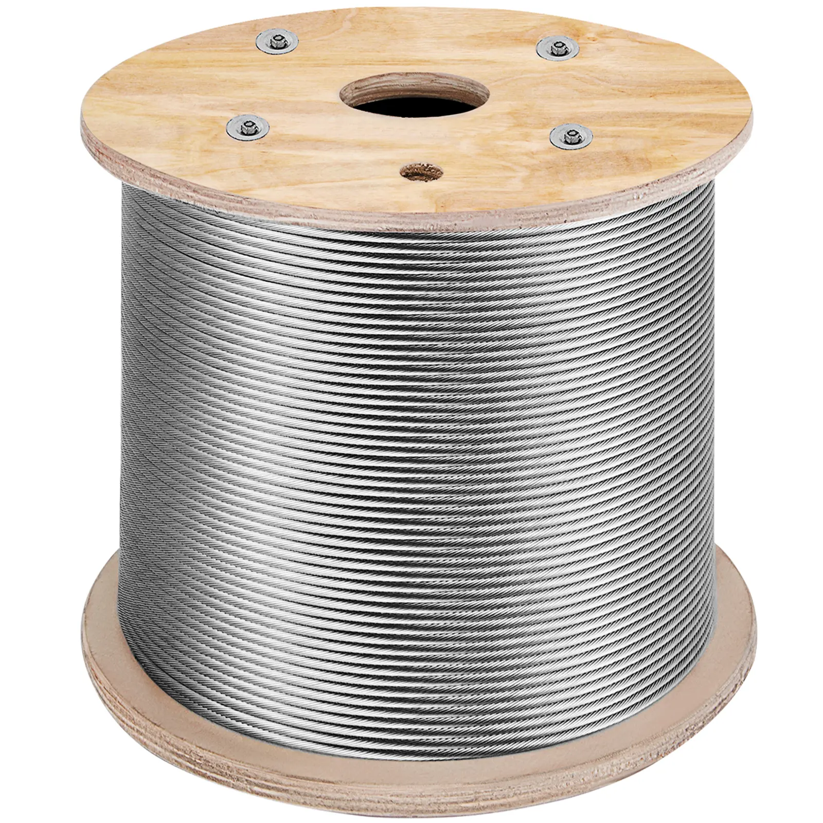【Summerfinds】T316 1x19 Stainless Steel Cable 1/8" Cable Rail Wire Rope Aircraft Cable 500FT 【Summerfinds】T316 1x19 Stainless Steel Cable 1/8" Cable Rail Wire Rope Aircraft Cable 500FT