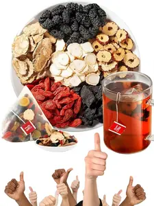 KidneyTeaFormulaGinsengFiveTreasureTea CombinationScentedTeaRedDateWolfberryTea Men'sandWomenTeaHealthDriedFruitBeverage LoadedTeaPacketsNatural,Christmas gift,Recommend to a friend- TikTokShopBlackFriday-6OTeaPackets