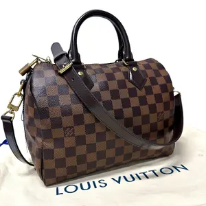 Pre-owned Louis Vuitton . Crossbody Bags Damier Ebene Speedy 25