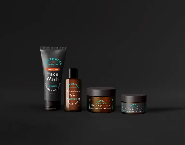 Assembled Skincare Repair and Renew. Anti-Aging Skincare Kit. Clean, Premium Skincare. Fragrance-Free, Paraben-Free