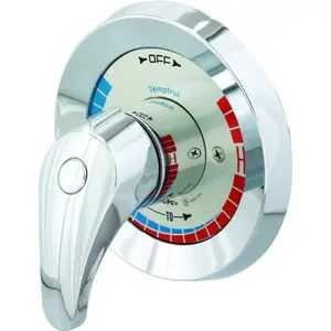 Symmons BP-46-2-LR-MRO-TRM 7.4 in. Temptrol II Trim, Polished Chrome