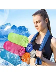 2/6 Pcs Sweat Cooling Towel For Neck And Face, Ice Towel Sets, Soft Breathable Chilly Towel, Soft Breathable Towel Microfiber Towel For Yoga, Sport, Running, Gym, Workout, Camping, Fitness, Workout,    More Activities