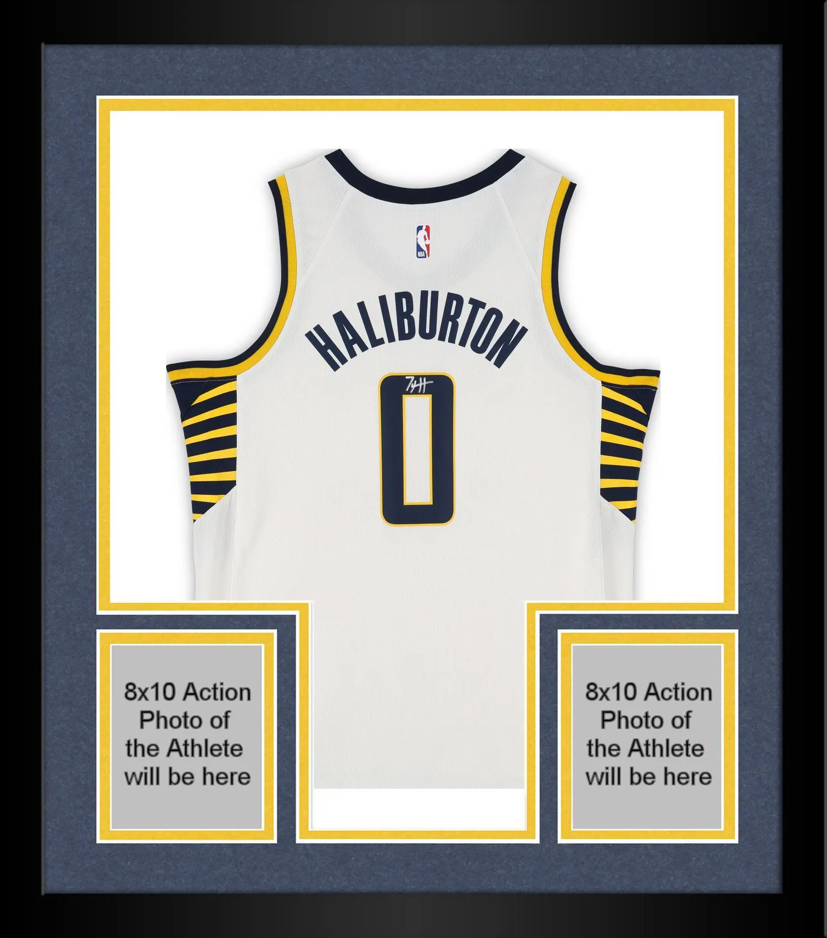 Framed Tyrese Haliburton Indiana Pacers Autographed Nike White Association Swingman Jersey - Fanatics Authentic Certified