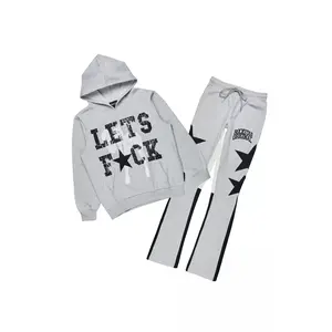 Pacino Heather Grey Stacked Track Set