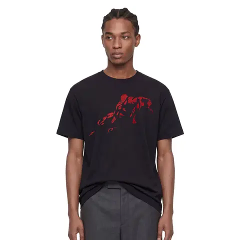 Marvel: Spider-Man Vintage Red Wraith Shadow Pose Mens T Shirt