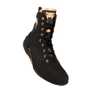 Venum Elite Boxing Shoes – Black/Bronze
