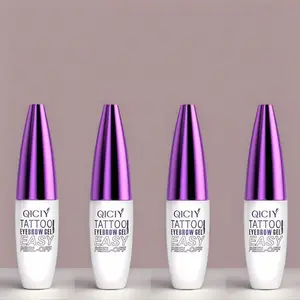 Easy Peel-Off Eyebrow Gel - Waterproof&Sweatproof, Long-Lasting Black or BrownTattooTint, Film Forming, Medium Coverage forAll SkinTypes Makeup Flawless Cosmetic