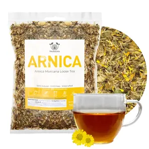Herbalista - Arnica Montana Leaf Tea 2oz (58g) - Petalos de Arnica - Wildcrafted Arnica Herbal Tea | Té de Árnica Natural Silvestre | 100% Natural Premium Quality Herb