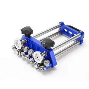 Sheet Metal Roller 2 Station Metal Bender 7in Lightweight Portable Tool for Roofing Fabrication 0-100° Bending Range Uttempt Store