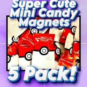 5 Packs! Super Cute Mini Anime Candy Magnets