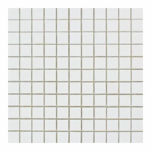 Thassos White 1x1 Polished/Honed Marble Mosaic Tile