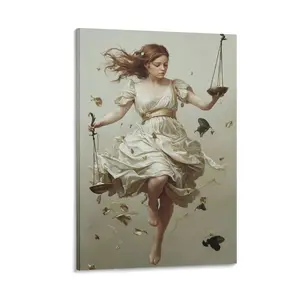 Renaissance Elegant Victorian Woman Portrait Canvas Posters Wall Art for Bedroom, Living Room, Office- Classic Vintage Aesthetic Decor Painting (21) Canvas Poster Bedroom Decor Sports Landscape Office Room Decor Gift