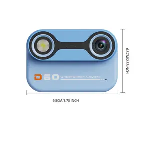 Kids Waterproof Camera for Ages 3-12, IP68 Underwater Digital Camera with 1080P Video, Durable Pool Swimming Camera Toy Gift