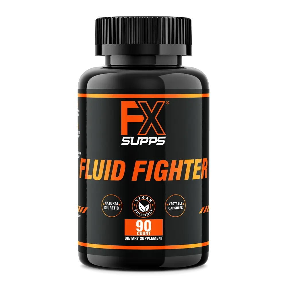 Fluid Fighter – Herbal Diuretic Supplement, 90 Capsules with Potassium & Vitamin B6 for Bloating Relief, Hydration Balance, and Muscle Cramp Support