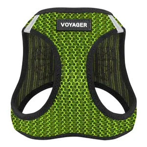 Voyager Step-In Air Dog Harness No Pull - Breathable All Weather Mesh, Lightweight Adjustable Vest for Small Medium Dogs - Reflective, Triple Security, Easy Step-In Design by Best Pet Supplies
