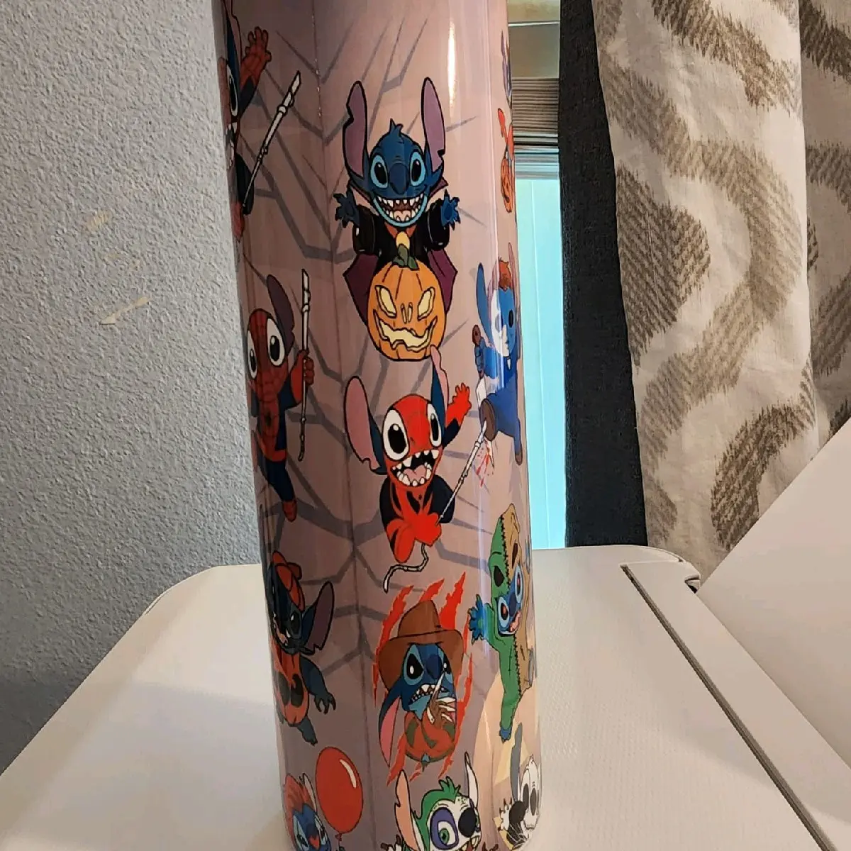 30 oz Custom Tumbler Lilo & Stitch Halloween design