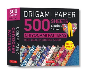 Origami Paper 500 Sheets Chiyogami Patterns 6 15cm: Tuttle Origami Paper: Double-Sided Origami Sheets Printed with 12 Different Designs (Instructions -- Tuttle Studio, General Merchandise